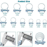 60 pcs Galvanized Silicone Fuel Hose — view 3