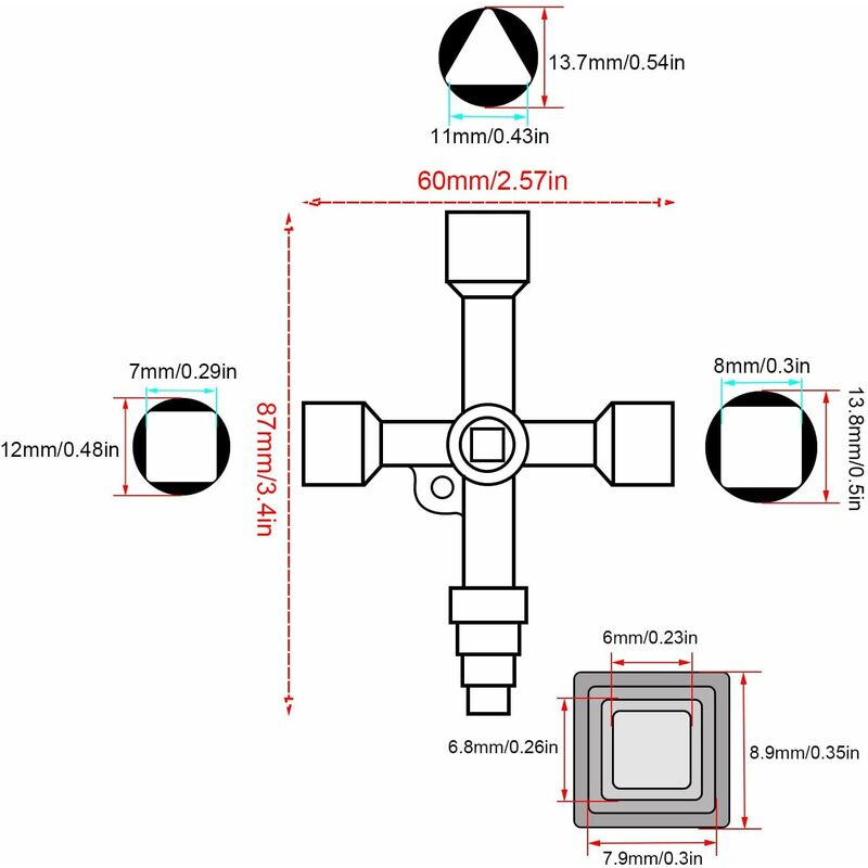 Universal Cross Wrench — view 3