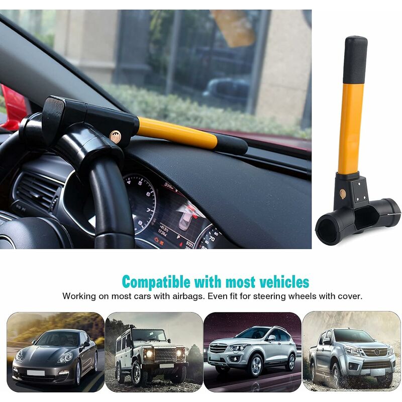 Retractable Car Steering Wheel Lock — view 5