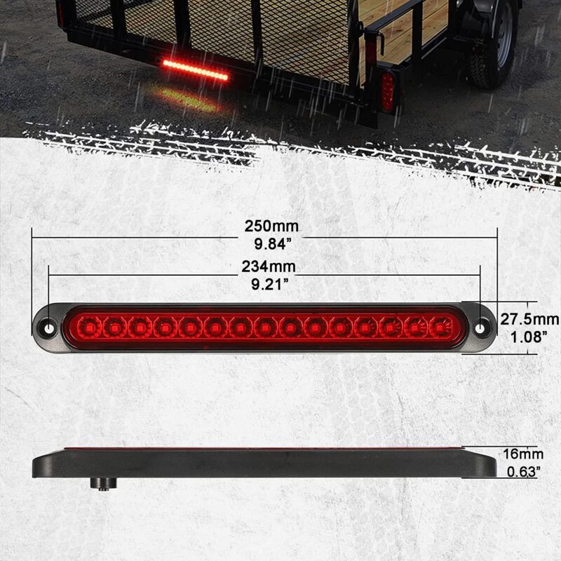 2 pcs 12-24V 15 LED Trailer — view 3