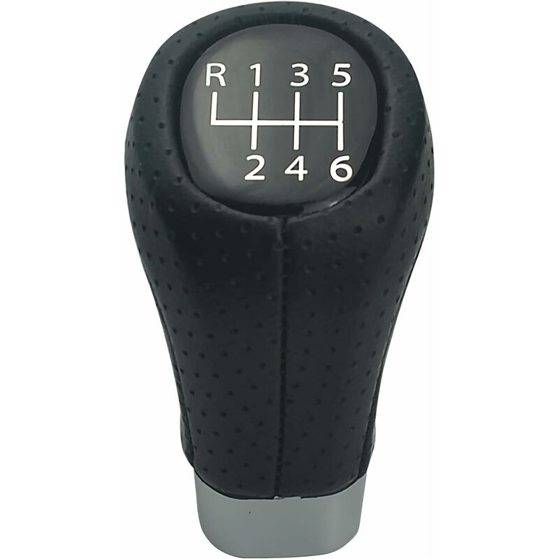 6 Speed Gear Shift Knob Leather — view 2