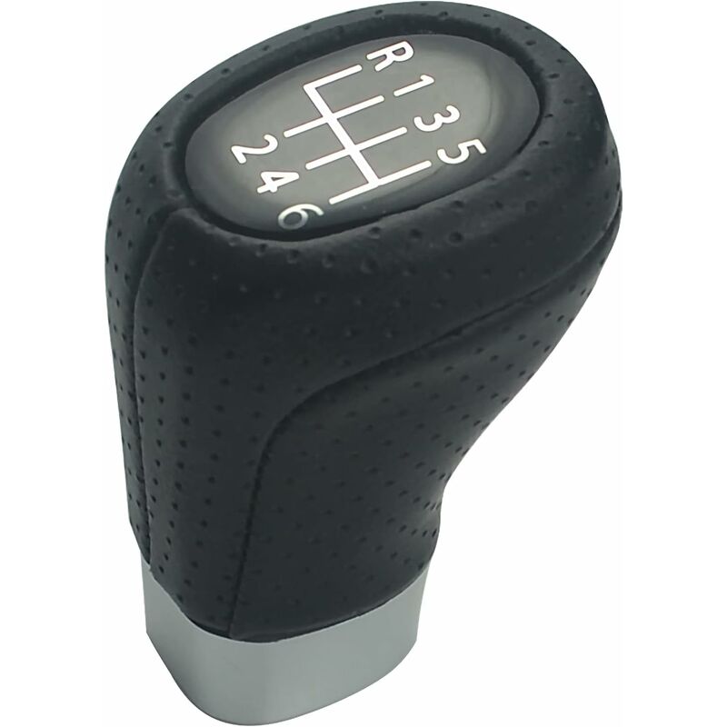 6 Speed Gear Shift Knob Leather — view 3