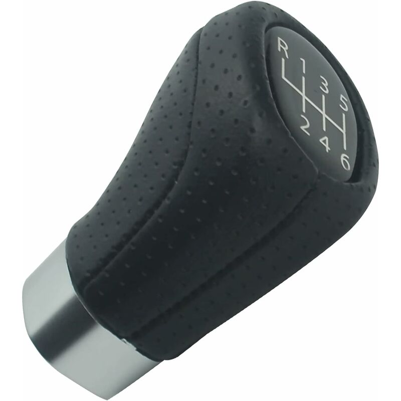 6 Speed Gear Shift Knob Leather — view 4