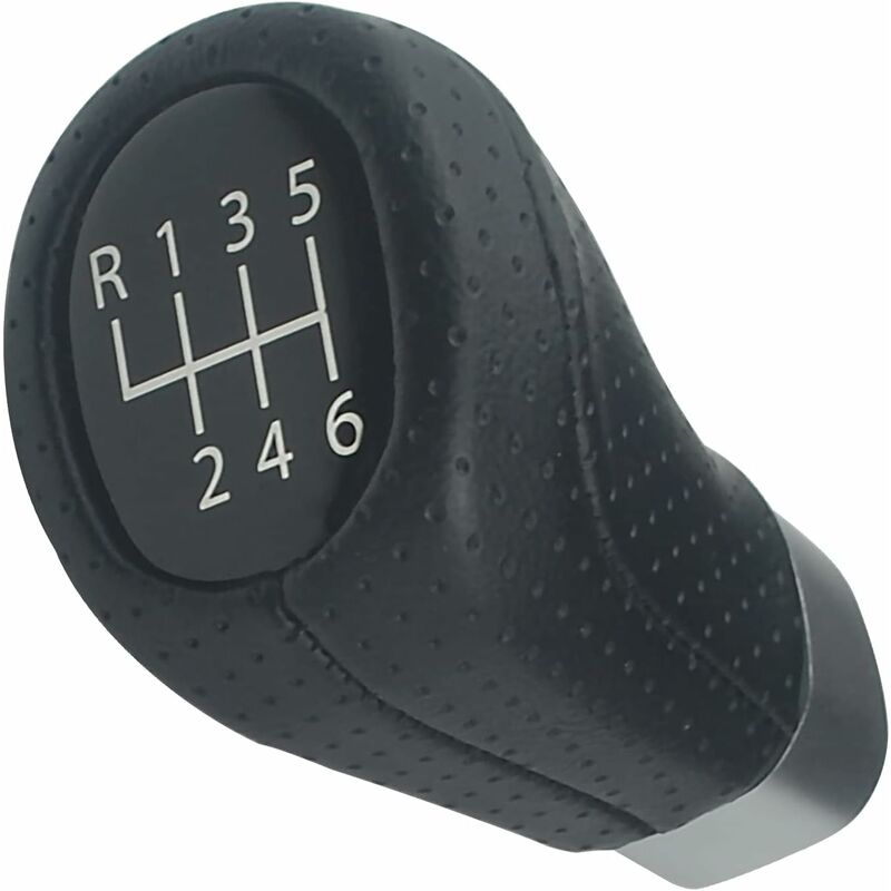6 Speed Gear Shift Knob Leather — view 5