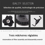 Oil Filter Wrench 3 Claws Adjustable — view 3