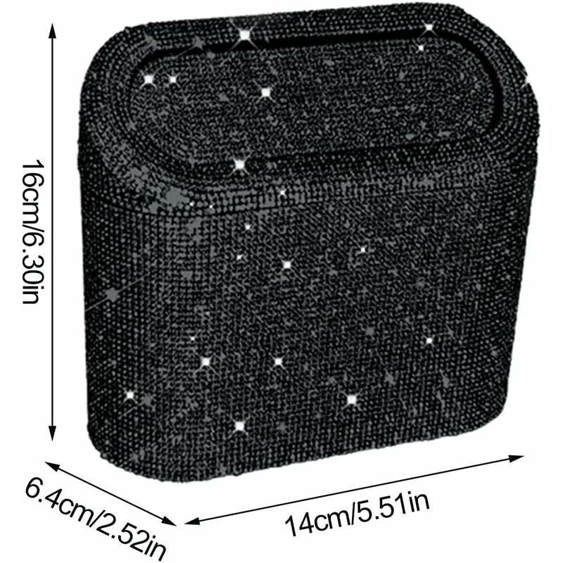 Car-Mounted Diamond-Encrusted Trash Can — view 3
