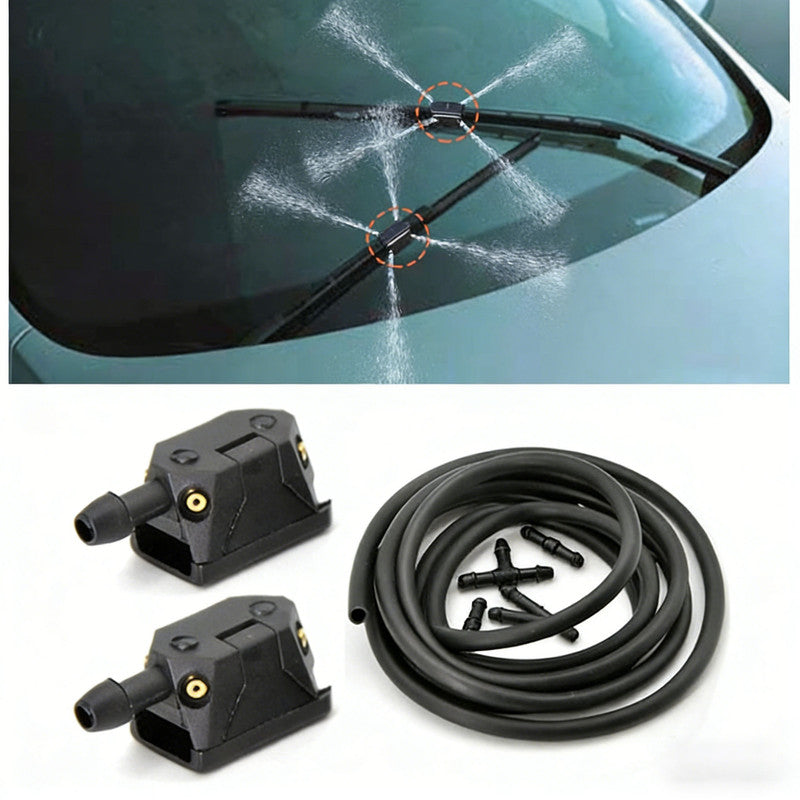 Adjustable car wiper arm washer nozzle — view 4