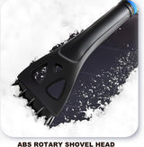 Extendable telescopic ice scraper snow brush — view 5