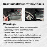 Polarised car sun visor extension black — view 4