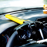 Anti-theft car steering wheel lock yellow — view 4