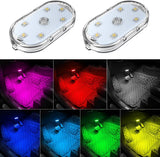 7 colour LED ambient car lights — view 6