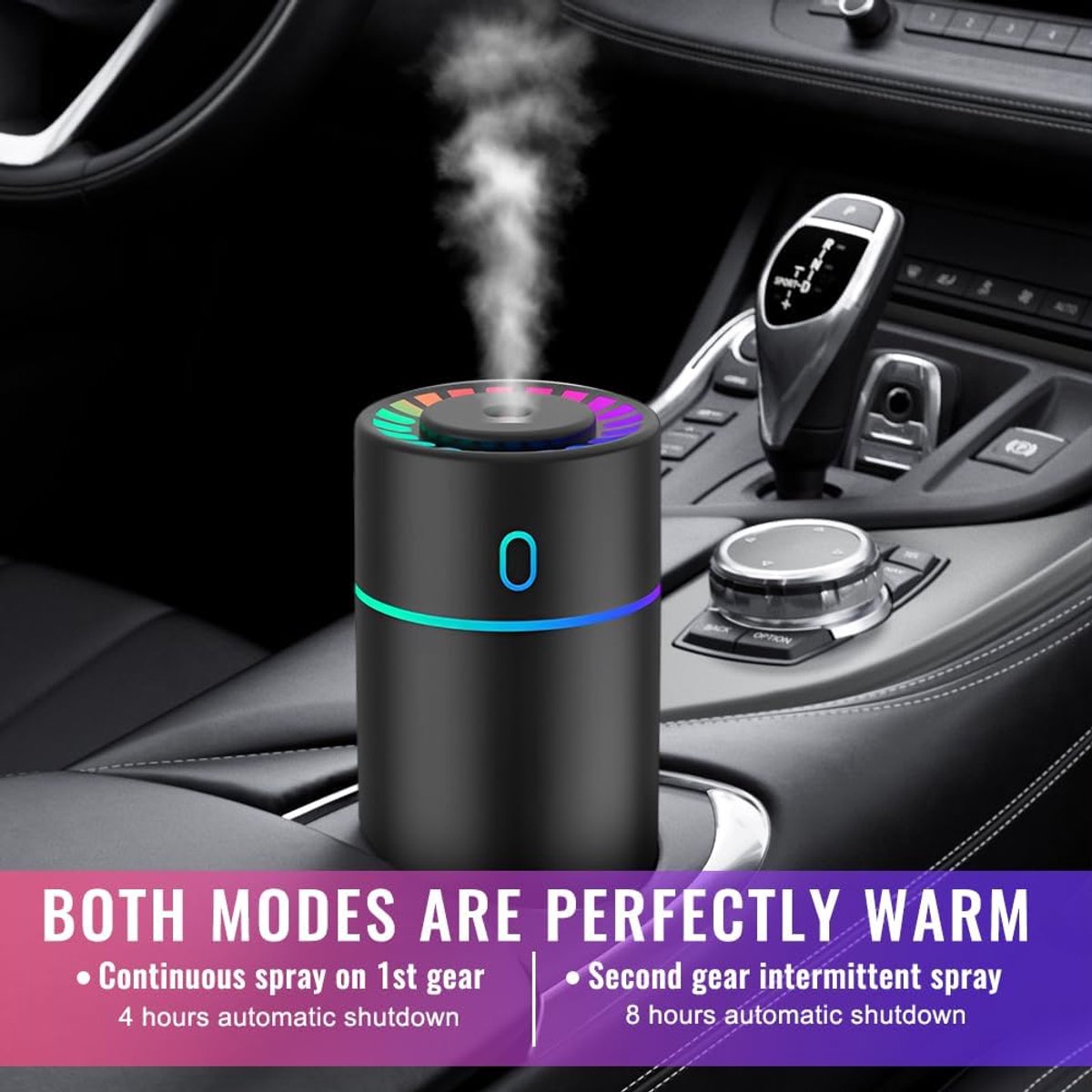 Car air freshener with coloured lights USB — view 4