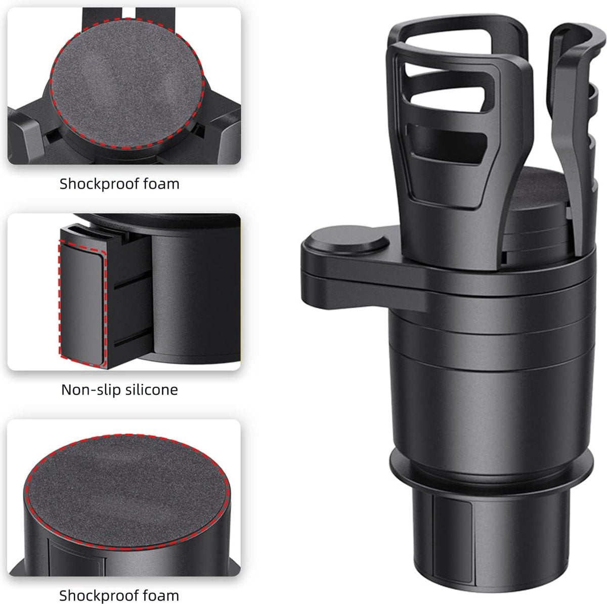 Universal 4-in-1 car seat organiser — view 4