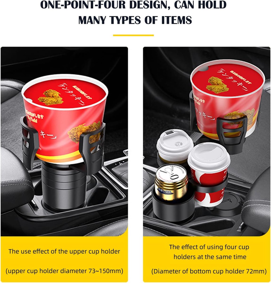 Universal 4-in-1 car seat organiser — view 6