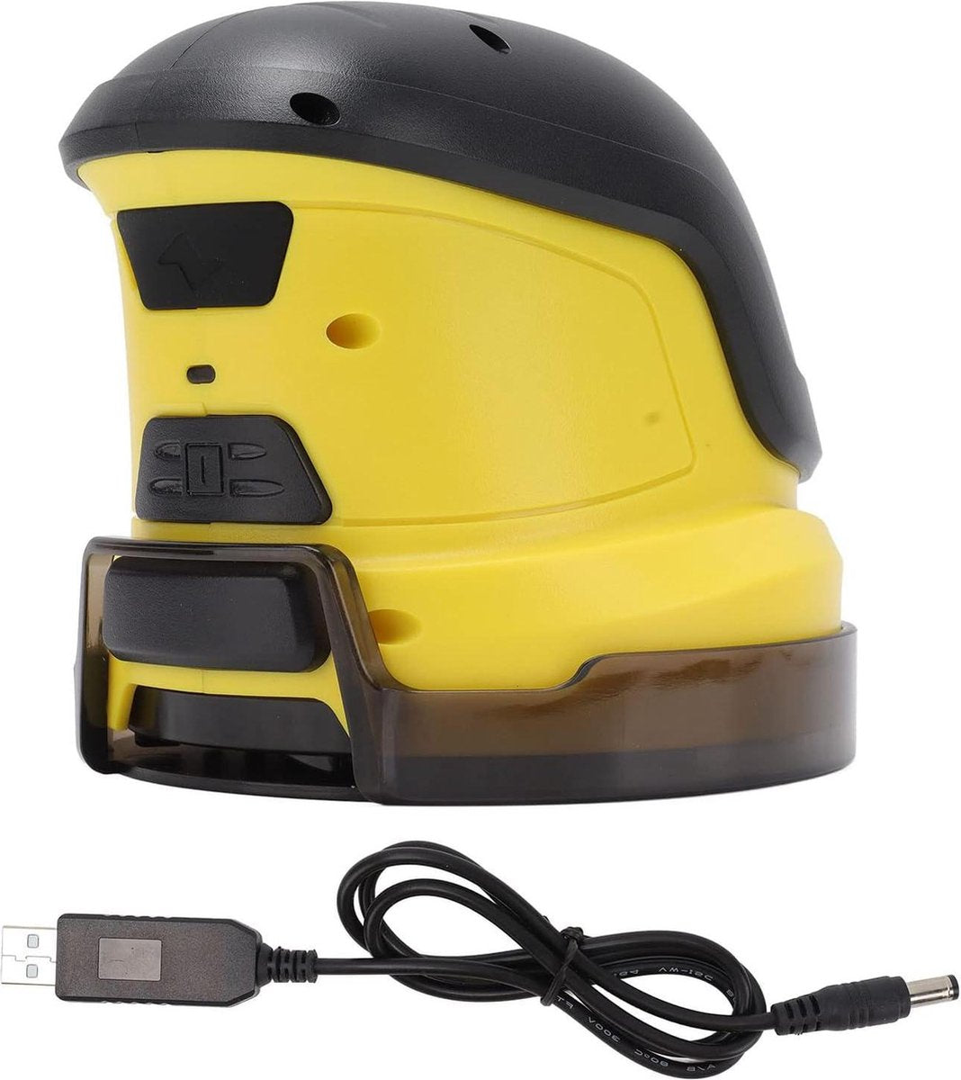 Electric rotating disc snow scraper — view 2