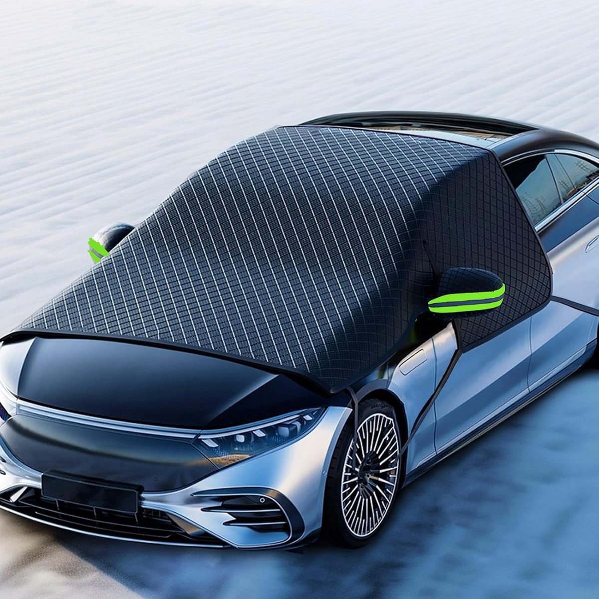 Frost-resistant foldable windshield cover — view 2