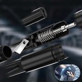 2-in-1 emergency car hammer black — view 7