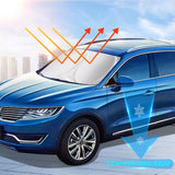 Universal car windshield sunshade 150x70cm — view 4