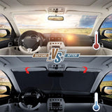 Universal car windshield sunshade 150x70cm — view 6