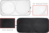 Universal car windshield sunshade 150x70cm — view 8