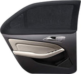 Car windshield sunshades set of 2 black — view 6