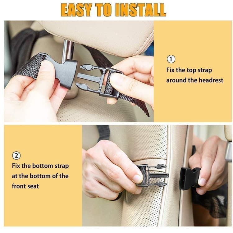 Universal car back seat tablet holder 2 pack — view 9