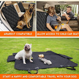 Waterproof dog car seat protector mat black — view 4