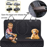 Waterproof dog car seat protector mat black — view 7