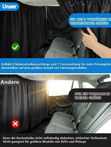 Car sunshade privacy curtain mosquito net 3 pack — view 4