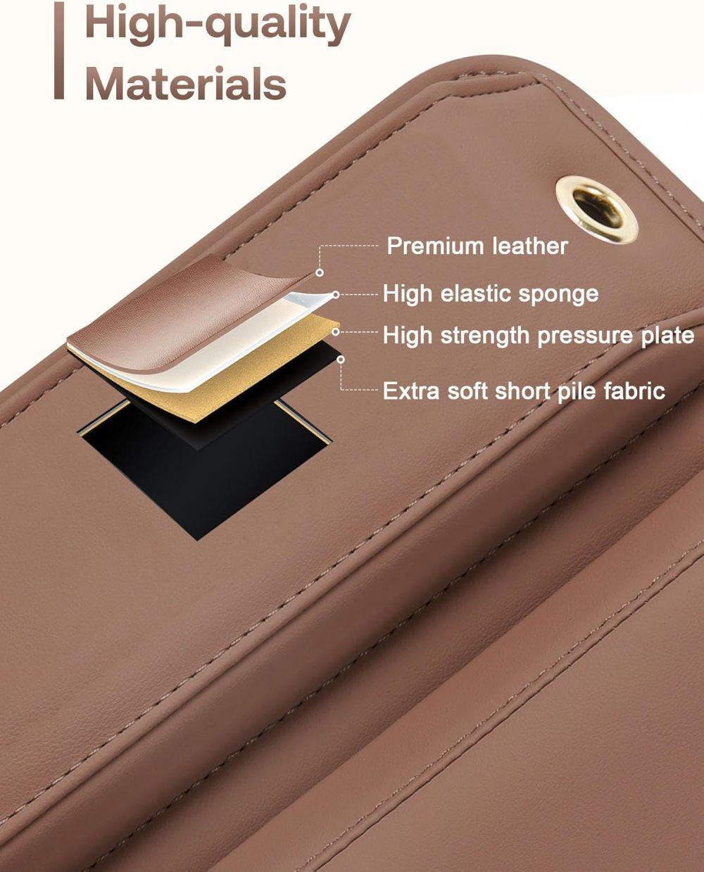 Universal car storage leather bags 2 pack — view 6