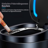 Portable LED car ashtray with lid — view 6