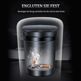 Portable LED car ashtray with lid — view 8