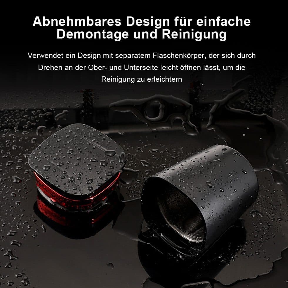 Portable LED car ashtray with lid — view 11