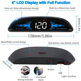 Car HUD GPS Speedometer — view 5