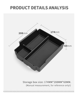ABS armrest storage tray for BYD Shark — view 5