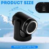 12V 150W 2-in-1 car heater and defroster — view 6