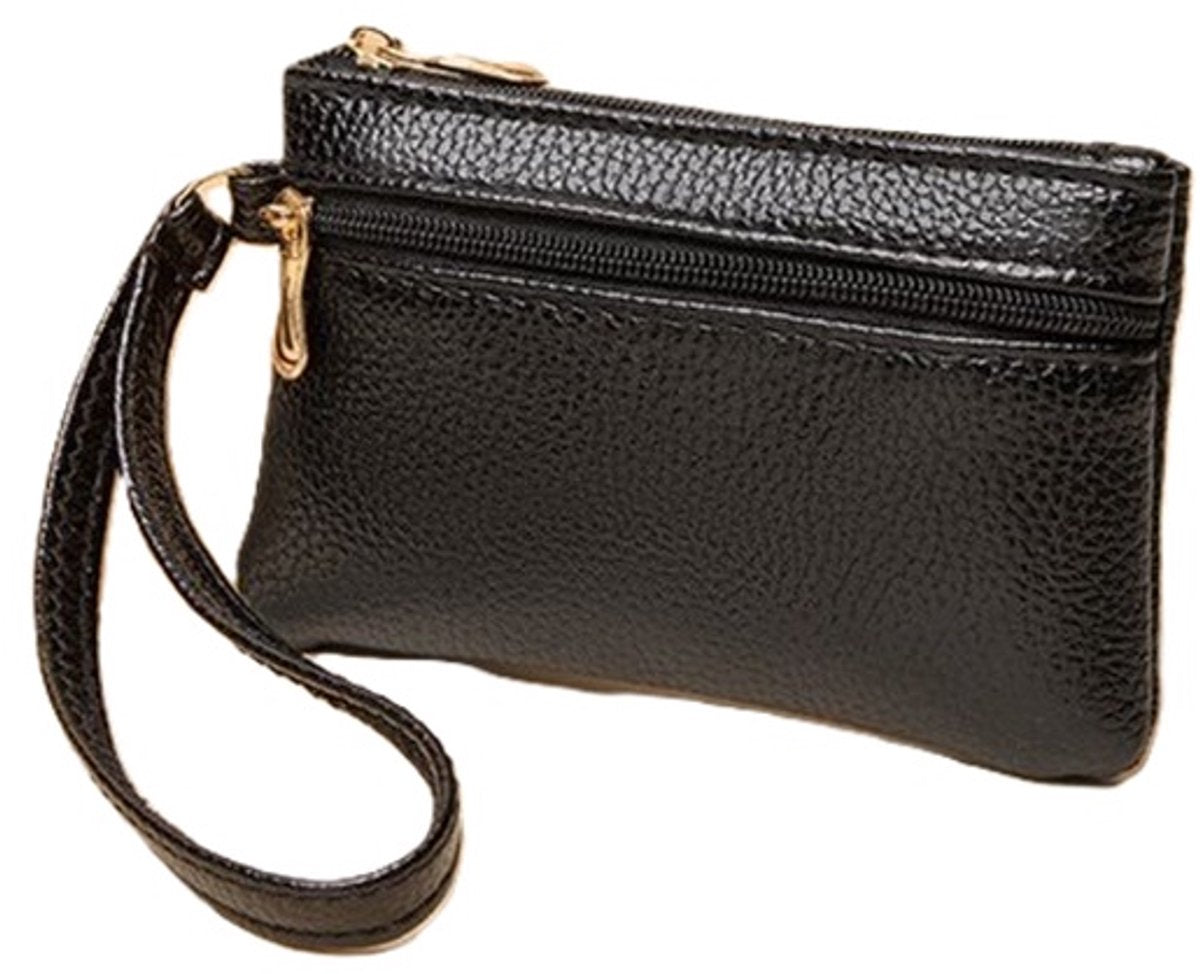 PU leather car key case wallet — view 2
