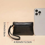 PU leather car key case wallet — view 5