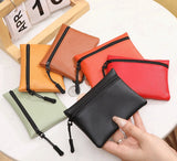 PU leather car key case green — view 5