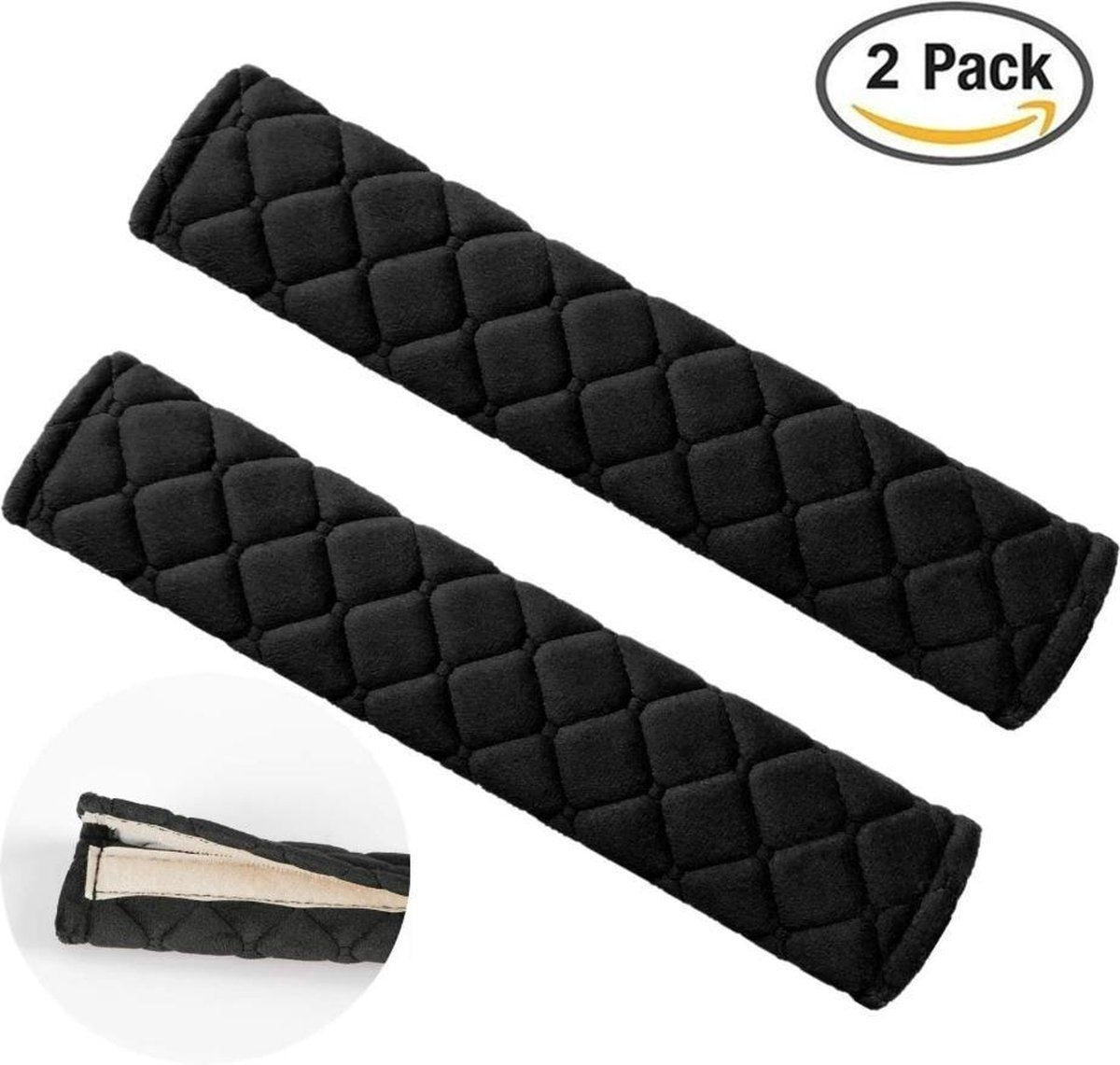 Car seatbelt cover cushion set of 2 — view 5