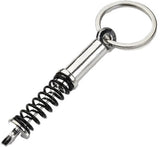 Car shock absorber keychain black — view 2