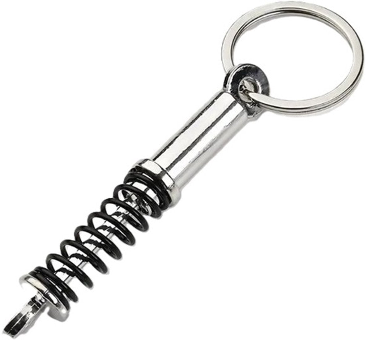 Car shock absorber keychain black — view 2