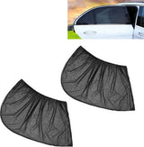 Car rear window sunshade black 2 pieces — view 5