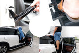 Car roof rack door step aluminium black — view 3