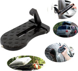 Car roof rack door step aluminium black — view 4