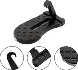 Car roof rack door step aluminium black — view 5