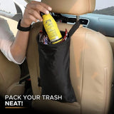 Mountable car headrest waste bag — view 5