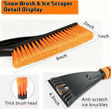 2-in-1 snow brush ice scraper 27 inch — view 4