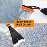 2-in-1 snow brush ice scraper 27 inch — view 6