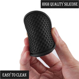 Universal non-slip car coasters black 4 pack — view 3